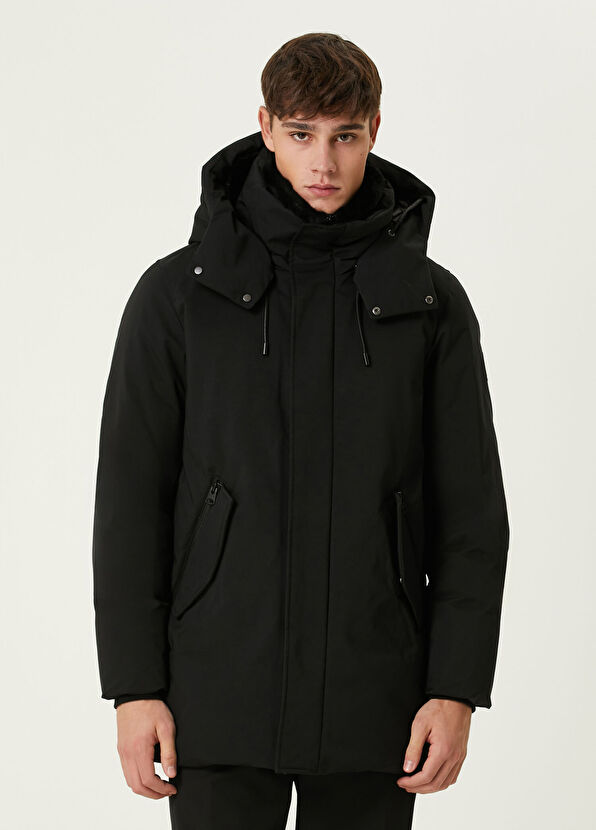 Mackage Sullivan Siyah Kapüşonlu Parka - 1