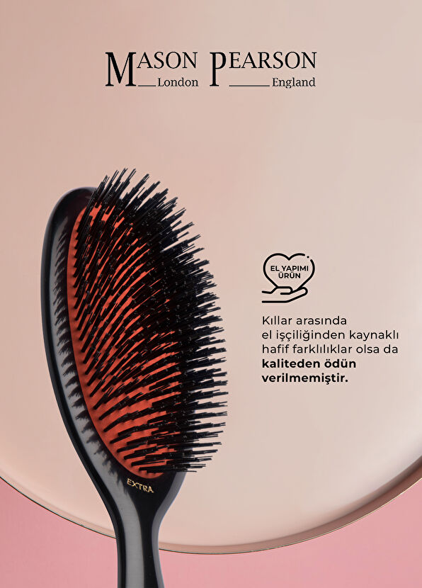 Mason Pearson Mason Pearson Small Extra Boar Bristle B2 Dark Hair Brush - 2