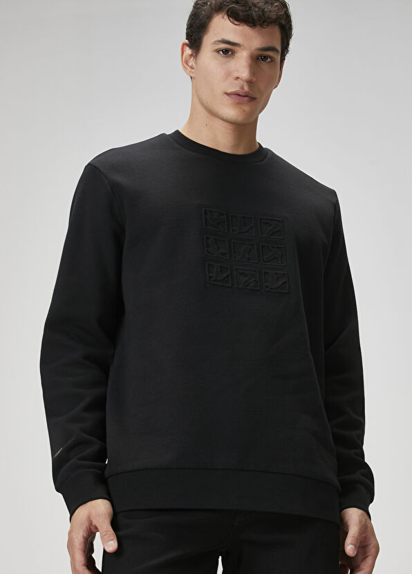 Beymen Club Black Goose Printed Sweatshirt - 2