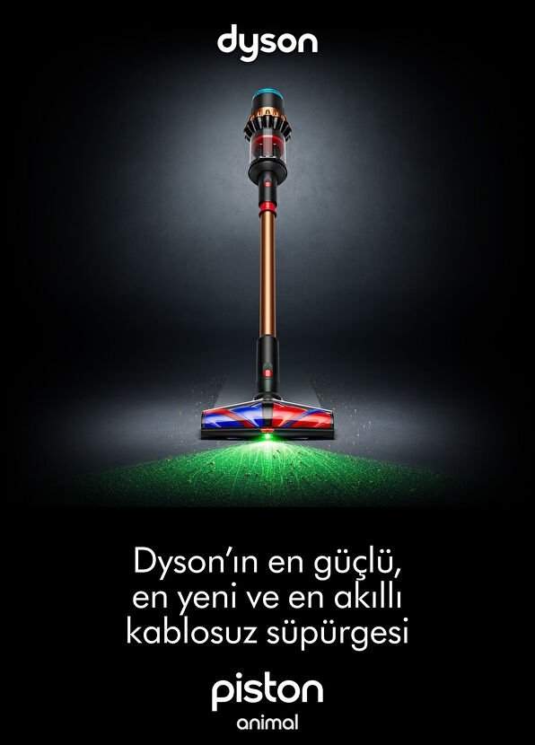 Dyson V16 Piston Animal Kablosuz Süpürge (Mat Siyah/Bakır) - 2