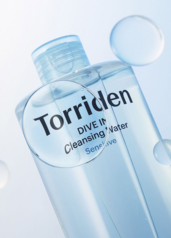 Torriden Dive In Low Molecular Hyaluronic Acid Cleansing Water Sensitive 8 Types Micro Hyaluronic Acid Make-up and Sunscreen Cleanser 400 ml - 4