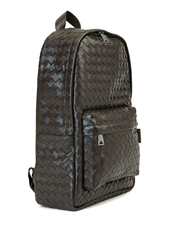 Kahverengi Erkek Deri Sırt Çantası - Görsel 3