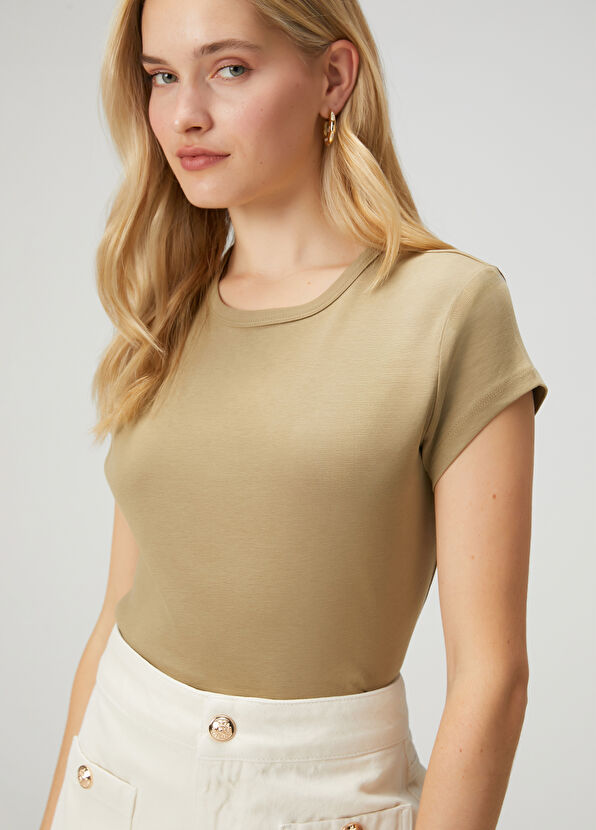 Beymen Club Açık Haki T-shirt - 2