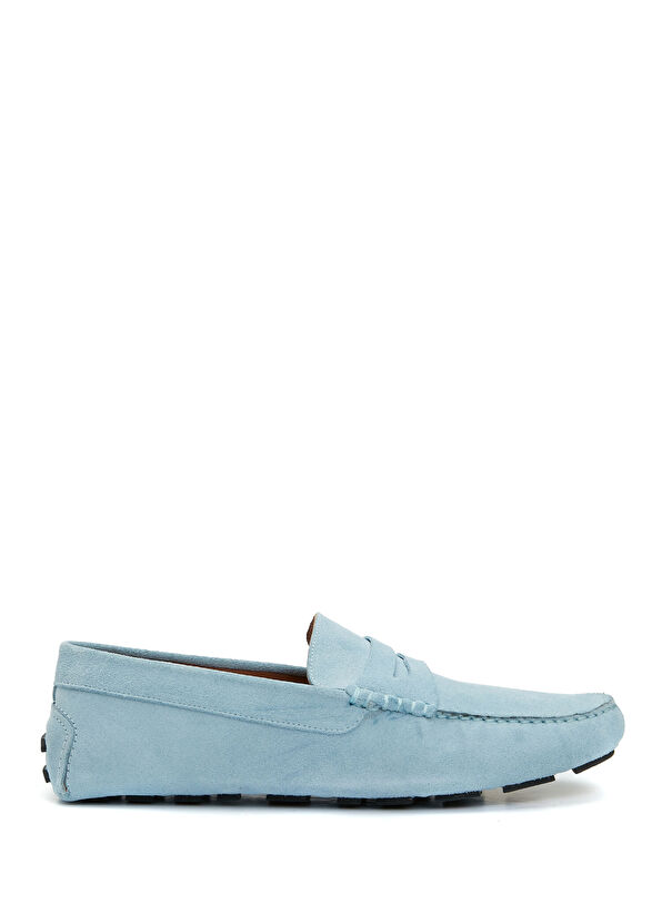 Beymen Club Açık Mavi Erkek Deri Loafer - 1