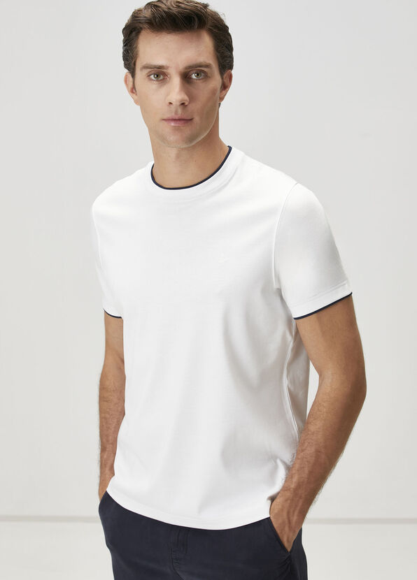 Beymen Club White Contrast Garni Detailed T-Shirt - 2