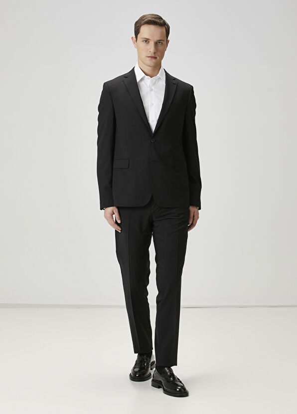 Beymen Club Drop 6 Black Wool Suit - 1