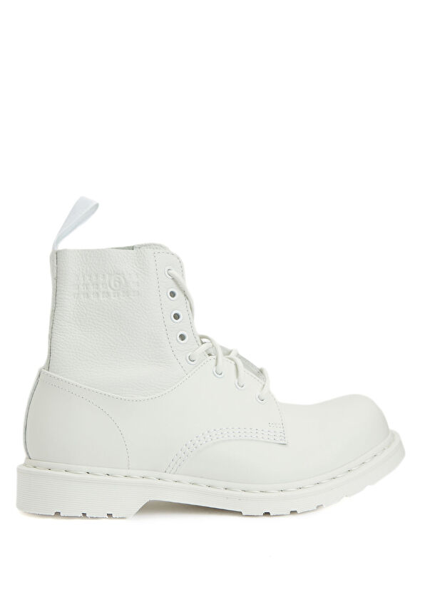 MM6 Maison Margiela Salomon X Mm6 White Men's Leather Boots - 1