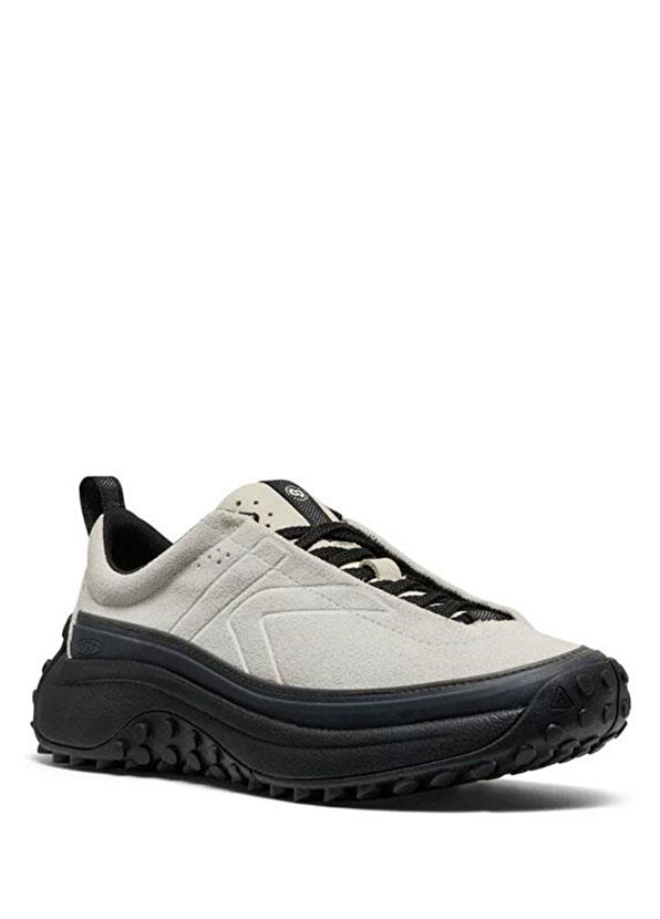 Keen KS Mino Silver Birch Black Leather Women's Sneakers - 4