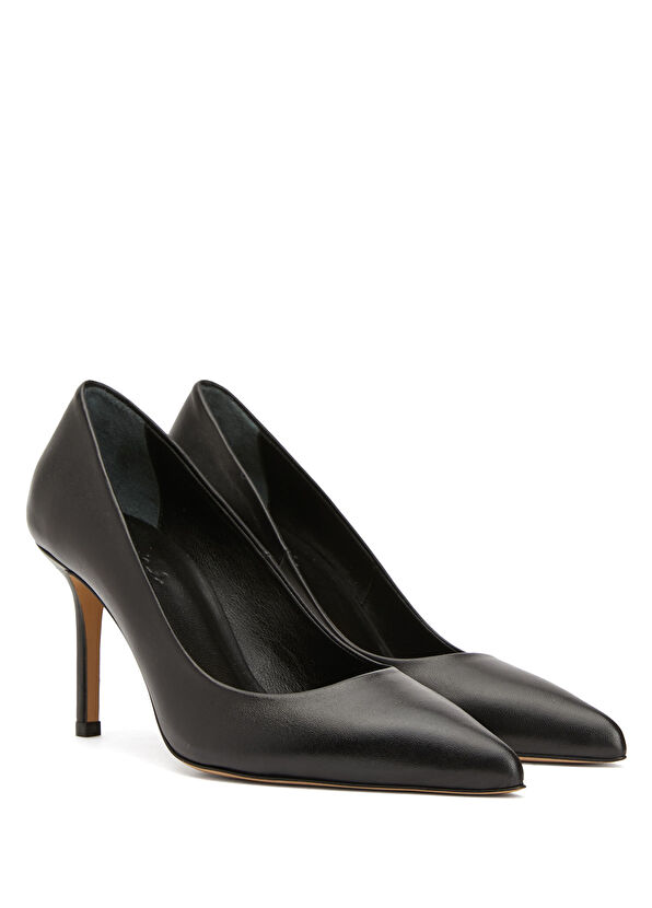 Beymen Club Black Leather Heels - 2