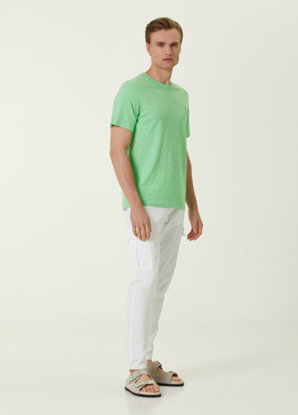 Beymen Club Açık Yeşil Çapa Nakışlı Logolu T-shirt - 2