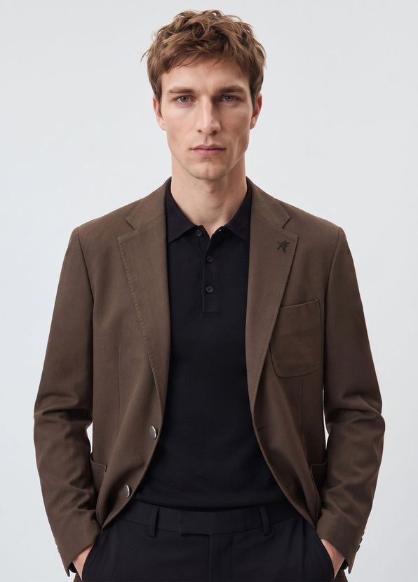 Beymen Club Koyu Vizon Scuba Kadife Blazer - 2