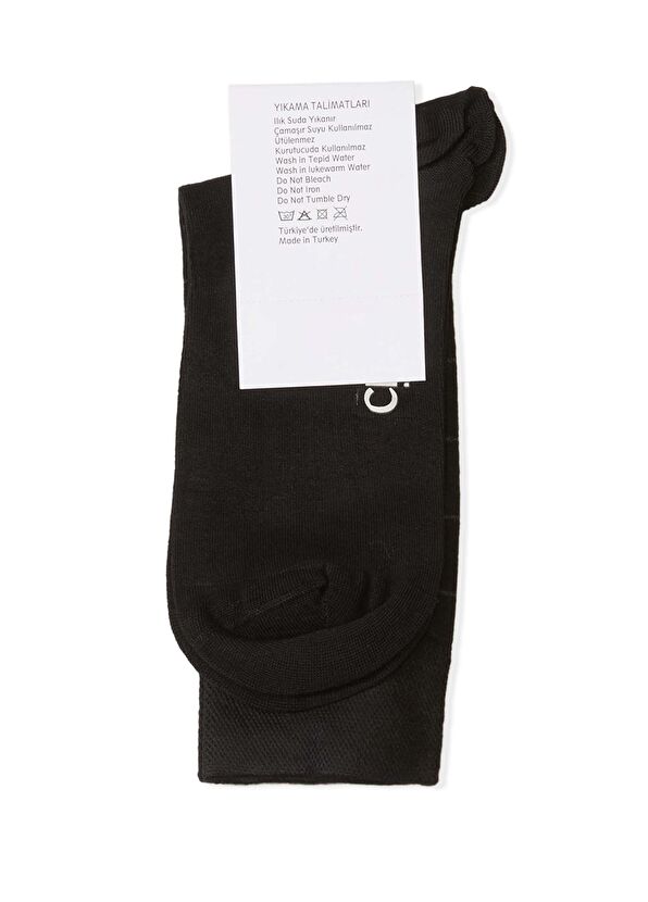 Beymen Club Siyah Çizgi Desenli Erkek Bambu Çorap - 2