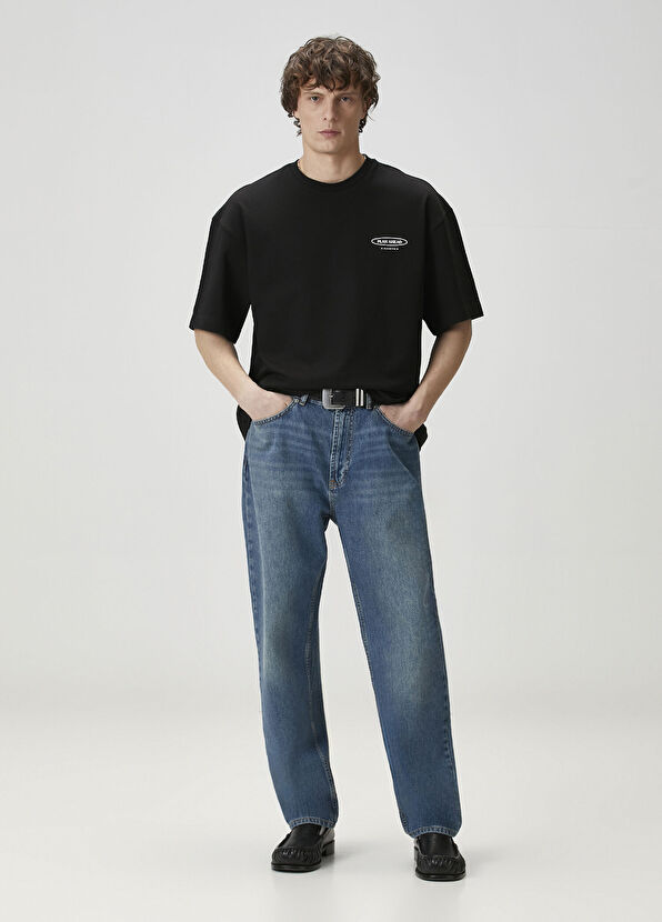 Academia Black Logo Basic T-shirt - 3