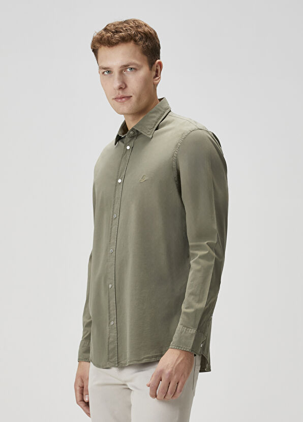 Beymen Club Relaxed Fit Light Khaki Shirt - 4