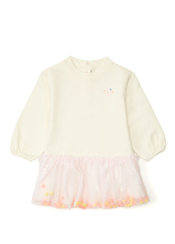 Billieblush Cream Pink Girls Dress - 1