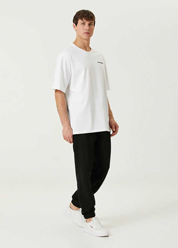 Les Benjamins Beyaz Logo Baskılı T-shirt - 2