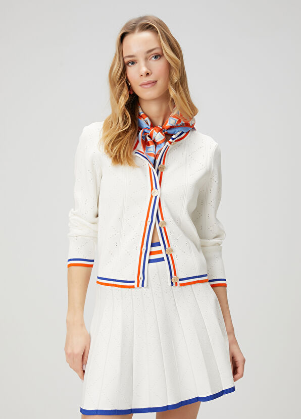 Beymen Club Kırık Beyaz Şeritli Hırka - 4