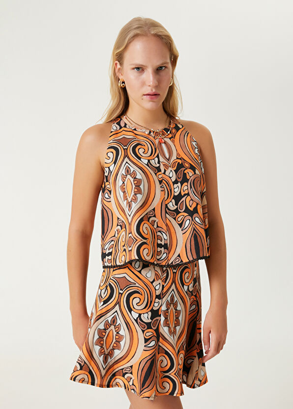 Beymen Club Kahverengi Keten Bluz - 4