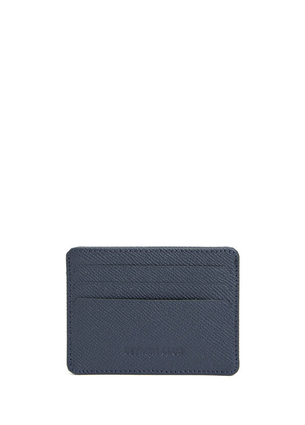 Beymen Club Navy Blue Mens Leather Card Holder - 1