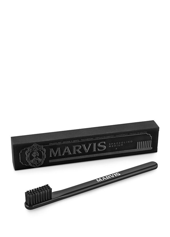 Marvis Medium Hardness Black Toothbrush - 2