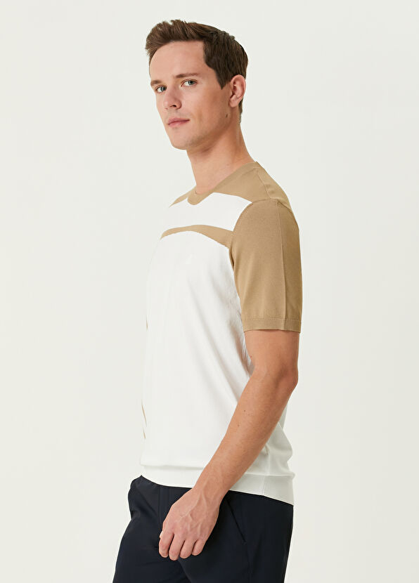 Beymen Club Deve Tüyü Jakarlı Kısa Kollu Kazak - 4