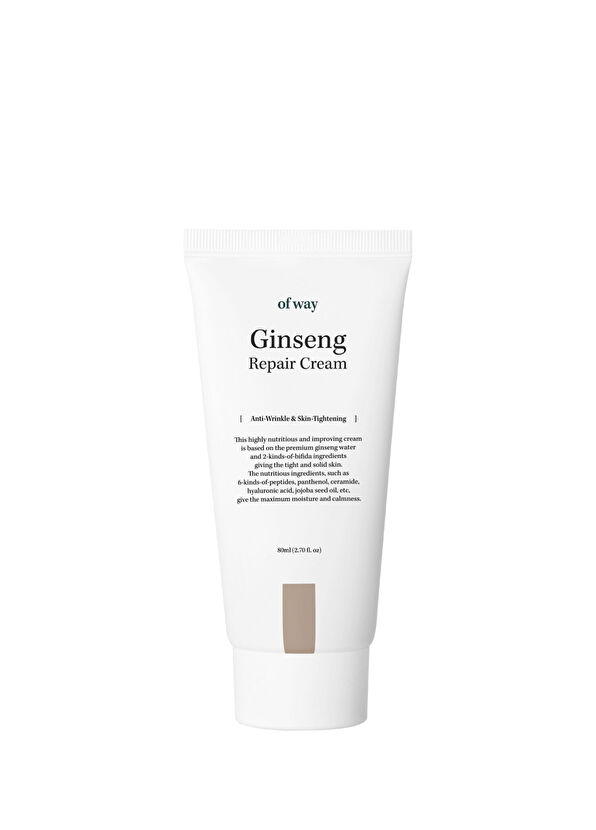 Of Way Ginseng Repair Cream 5 Types of Ginseng Anti-Wrinkle Elasticity Protective Face Cream 80 ml - 1