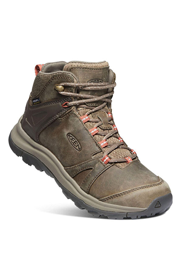Keen Terradora II Leather Brindle Redwood Waterproof Women's Boots - 3