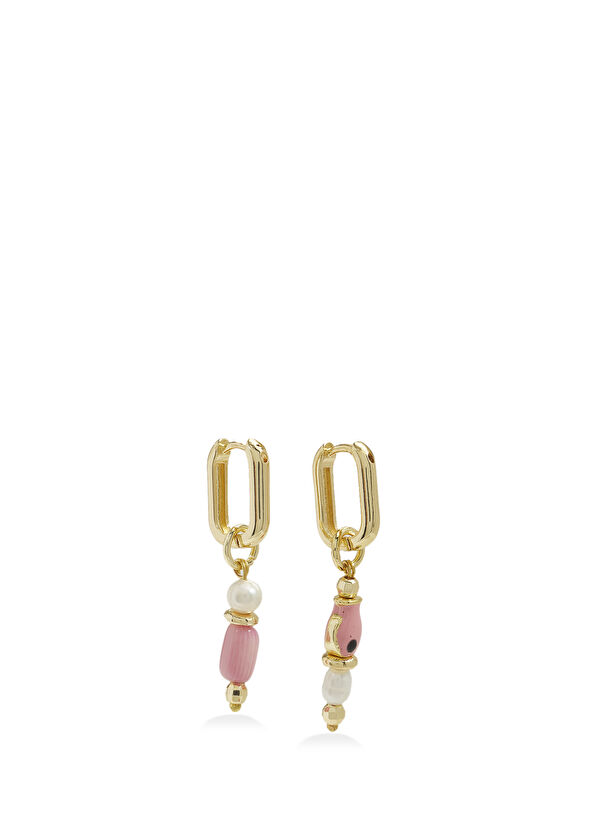 Beymen Club Pembe Taşlı Kadın Küpe - 2