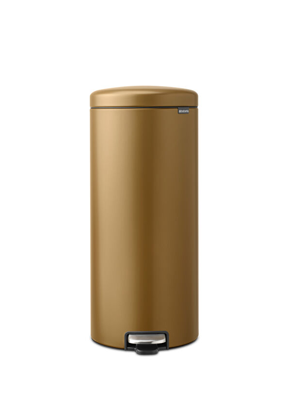 Brabantia Newicon Warm Brass Pedallı Mutfak Çöp Kovası 30 lt - 1