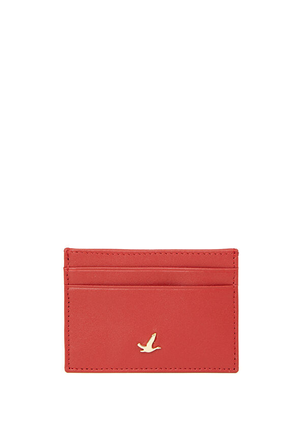 Beymen Club Red Women's Leather Card Holder - 1