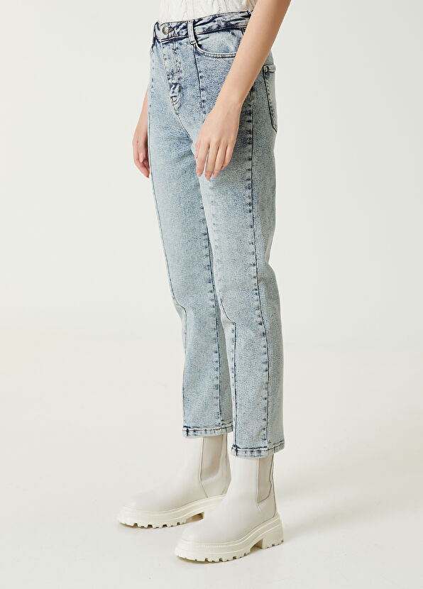 Beymen Club Mavi Straight Leg Jean Pantolon - 2