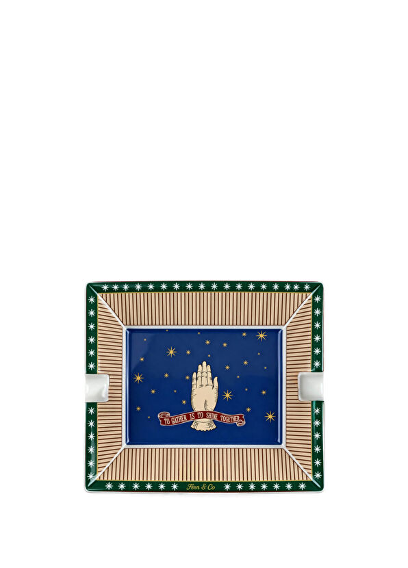 Fern&Co The Starlight Collection Porcelain Ashtray - 1