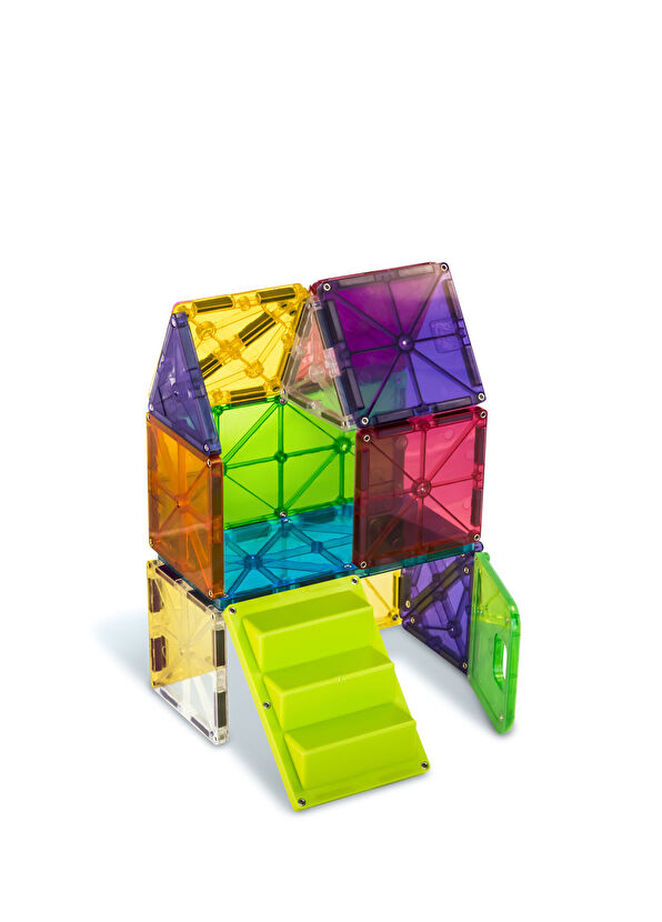 Magna-Tiles House Shaped 28 Piece Toy Set - 2