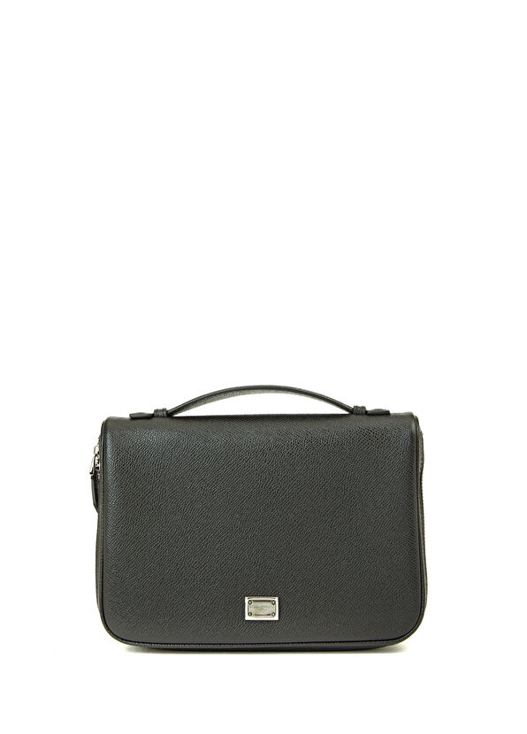 Sicily Siyah Erkek Deri Çanta - Görsel 3