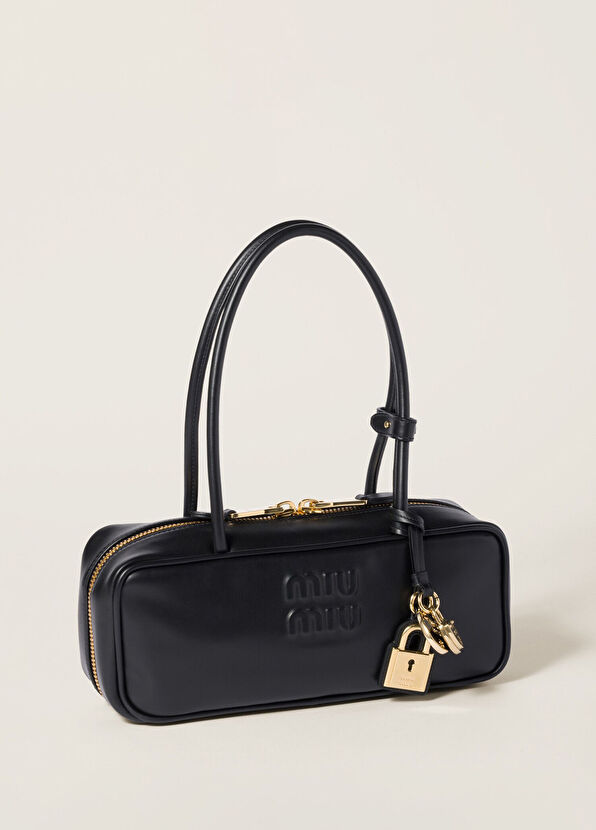 Miu Miu Beau Siyah Deri Kadın El Çantası - 2