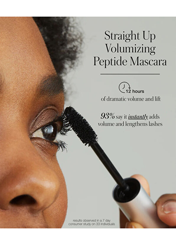 RMS Beauty Straight Up Hacim Etkili Peptit Maskara 10 ml - 3