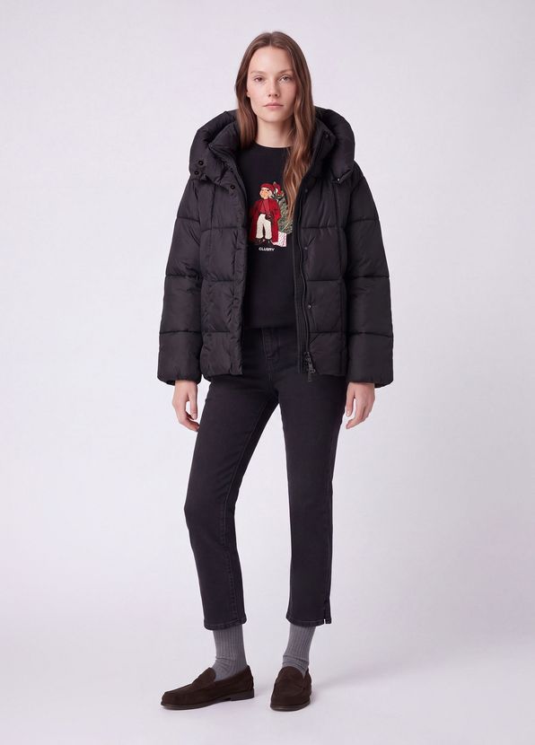 Beymen Club Black Hooded Puffer Jacket - 2