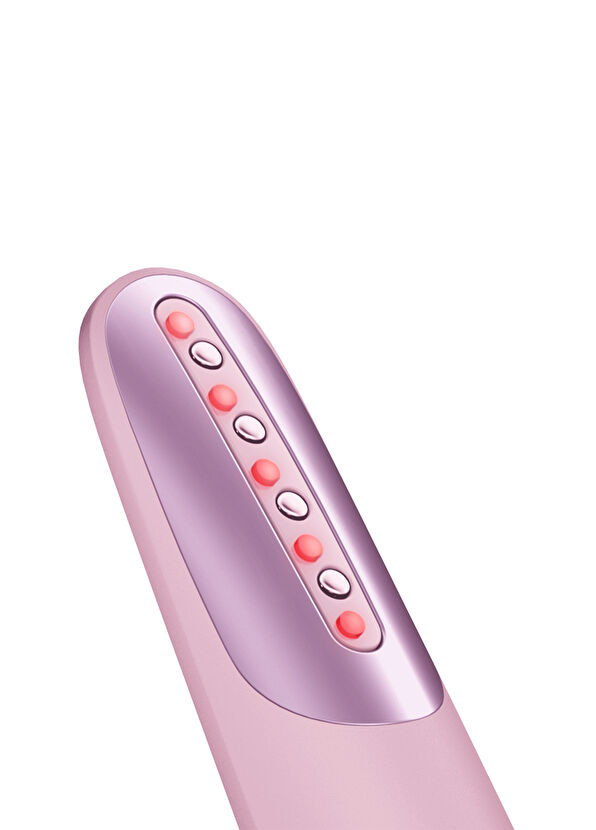 Geske Skin Firming Wand Pink Titreşimli Kırmızı Led Terapili Sıkılaştırıcı Yüz Bakım Cihazı - 2