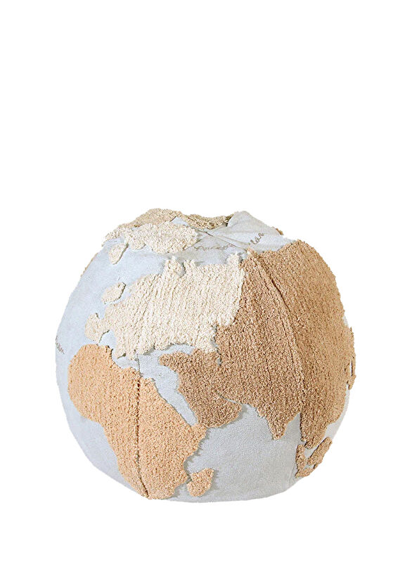 Lorena Canals World Map Çocuk Odası Puf - 1