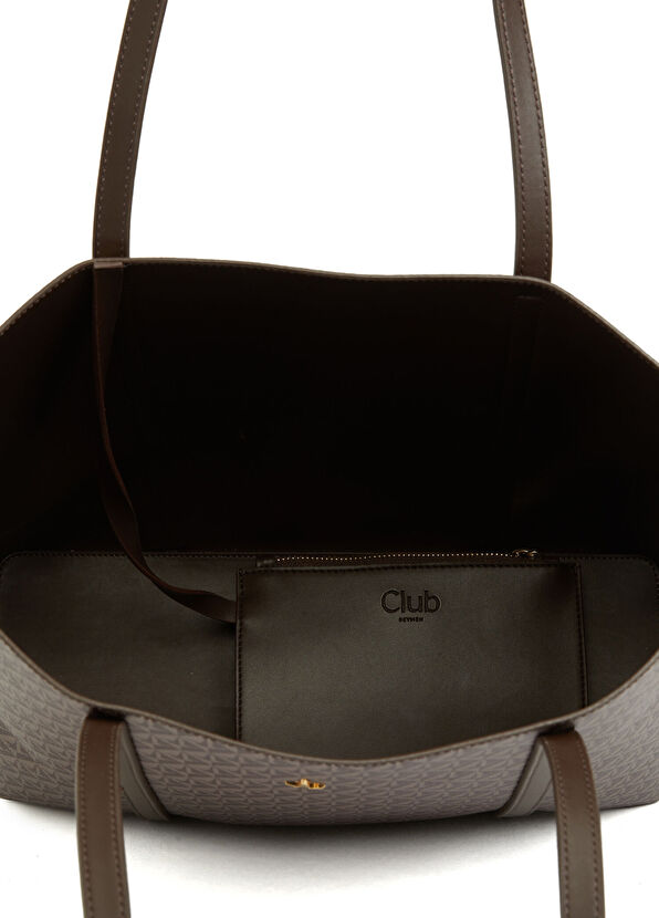 Beymen Club Picollo Siyah Monogram Kadın Alışveriş Çantası - 4