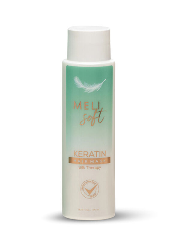 Melisoft Keratin Hair Mask Yıpranmış Saçlar İçin Onarıcı & Nemlendirici Saç Maskesi 400 ml - 1