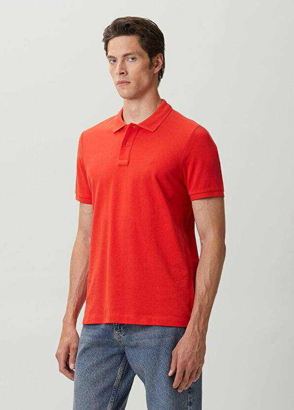 Beymen Club Red Polo Button-Down T-Shirt - 2