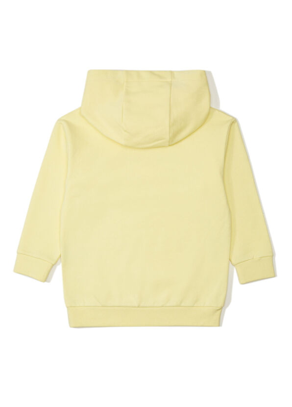 Fendi Sarı Logo Nakışlı Unisex Çocuk Sweatshirt - 2