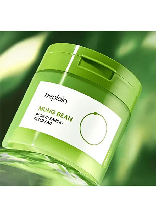 Beplain Mung Bean Maş Fasulyesi Gözenek ve Siyah Nokta Arındırıcı Tonik Ped 180 ml - 2