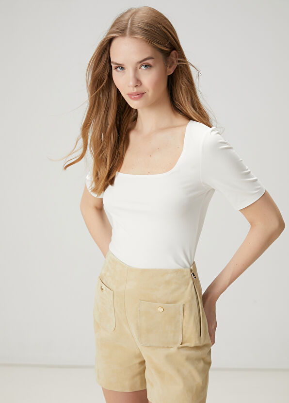 Beymen Club Kırık Beyaz Bluz - 1