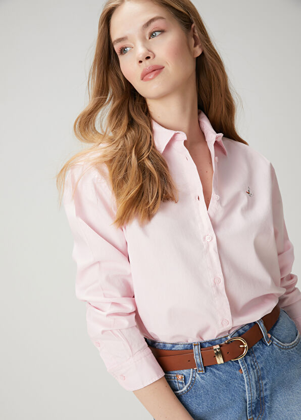 Beymen Club Light Pink Oxford Shirt - 3