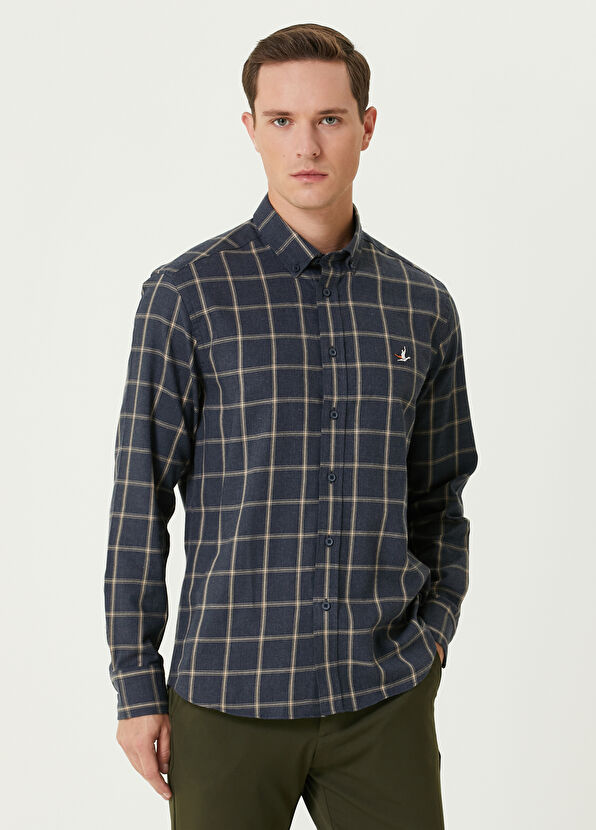 Beymen Club Comfort Fit Lacivert Gömlek - 1