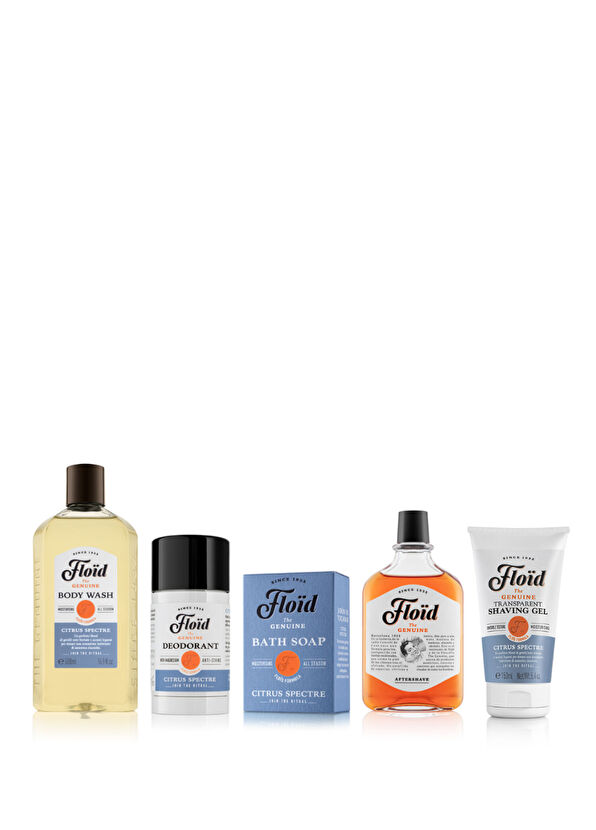 Floid Citrus Spectre Duş Jeli + Deodorant + Banyo Sabunu + Tıraş Jeli + Tıraş Sonrası Losyon Erkek Bakım Seti  - 1