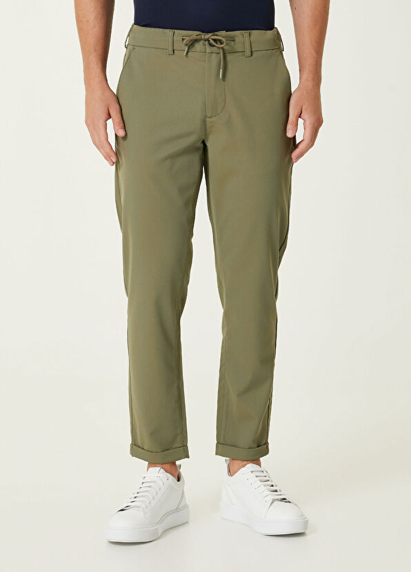 Beymen Club Haki Beli Kordonlu Pantolon - 2