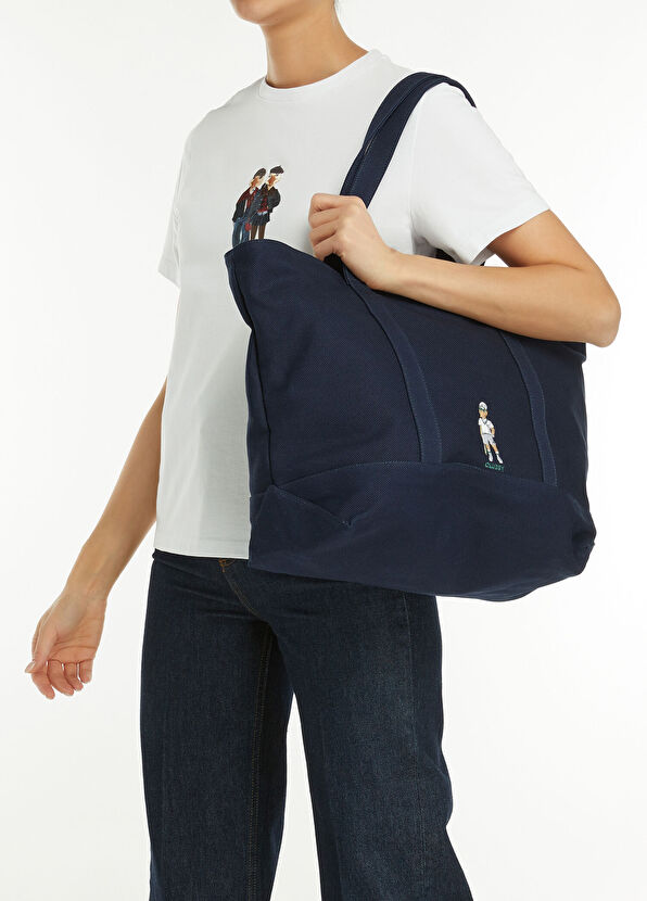 Beymen Club Clubby Navy Blue Women's Canvas Bag - 2